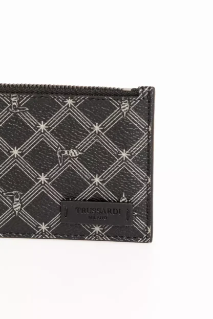 Trussardi - Black PVC Men Wallet