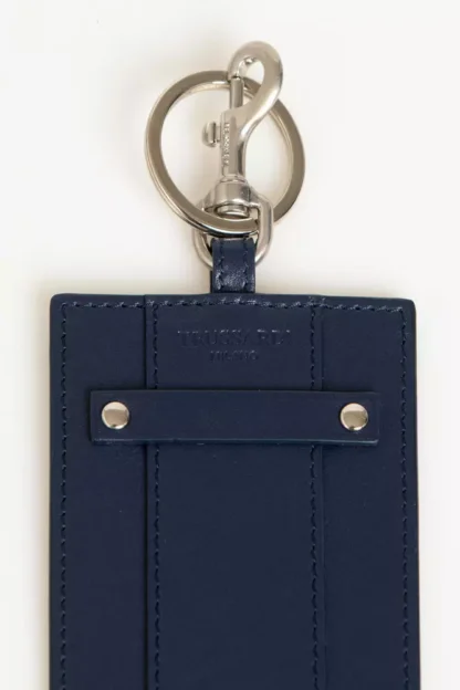 Trussardi - Blue Leather Men Keychain