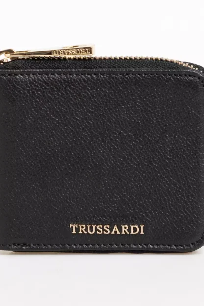 Trussardi - Black Leather Women Wallet