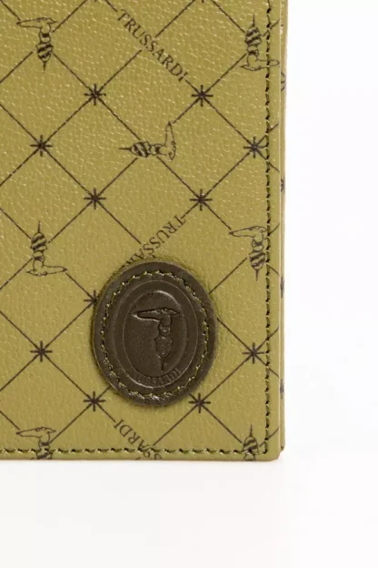 Trussardi - Green Leather Men Wallet