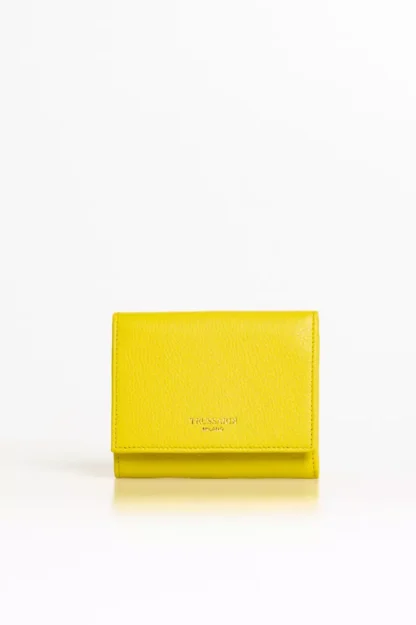 Trussardi - Yellow Leather Women Wallet