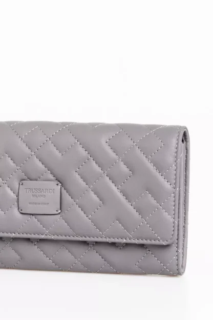 Trussardi - Gray Leather Women Wallet