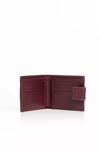 Trussardi - Elegant Soft Calfskin Wallet with Secure Strap