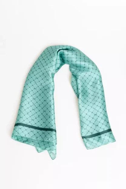 Trussardi - Light Blue Silk Women Scarf