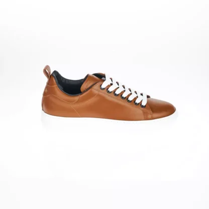 Pantofola D'Oro - Elegant Leather Sneakers with Contrasting Sole