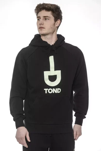 Tond - Black Cotton Men Sweater