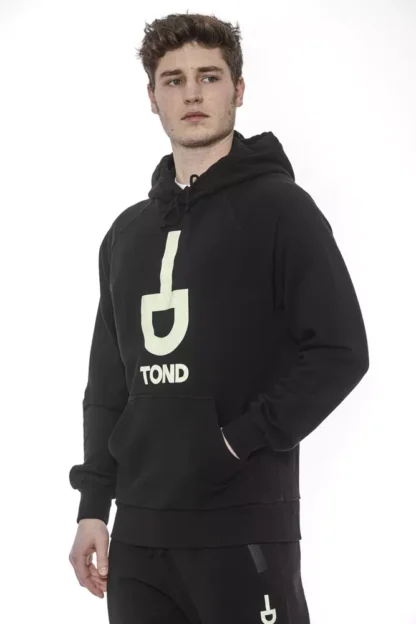 Tond - Black Cotton Men Sweater