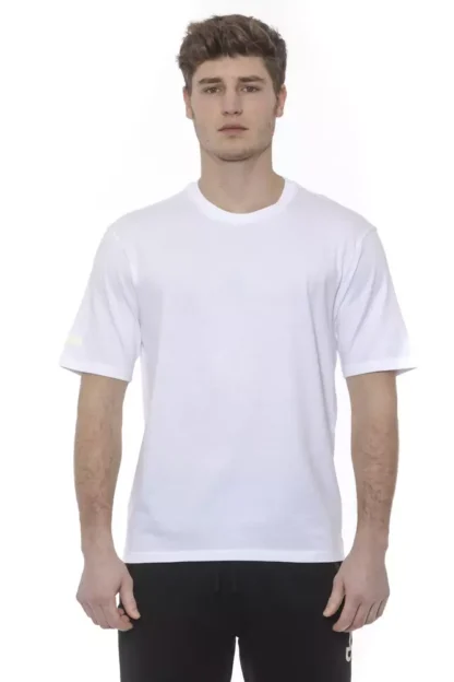 Tond - White Cotton Men T-Shirt