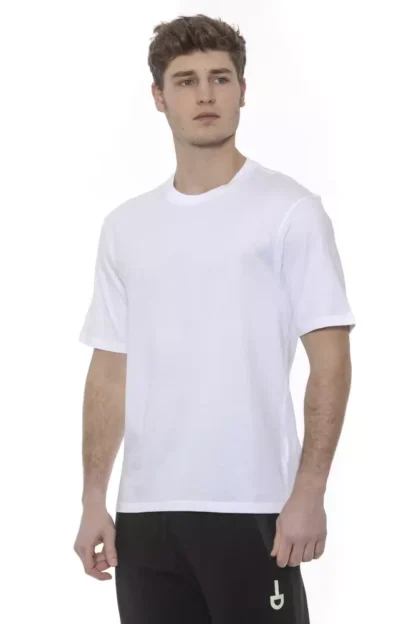 Tond - White Cotton Men T-Shirt