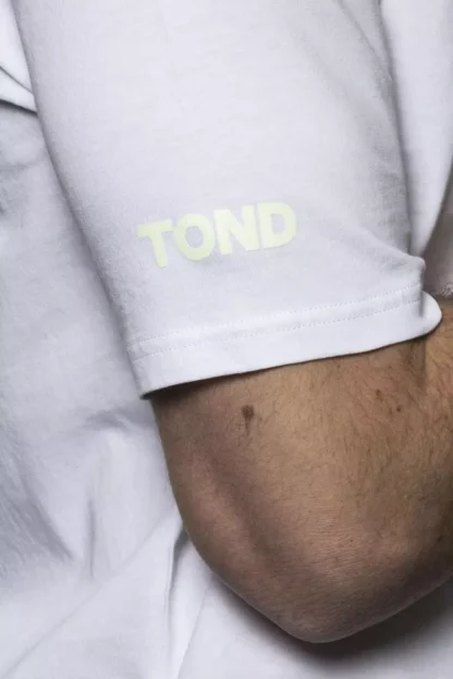 Tond - White Cotton Men T-Shirt