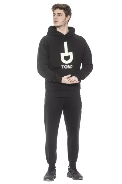 Tond - Black Cotton Men Sweater