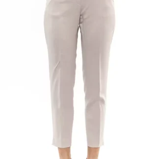 Peserico - White Viscose Women Pants