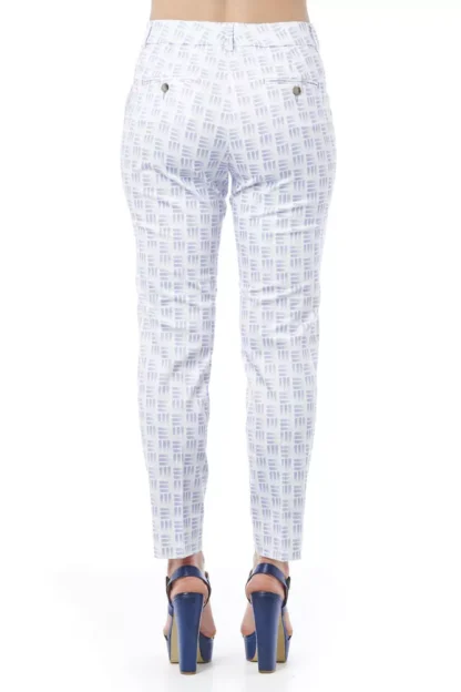 Peserico - White Cotton Women Trouser