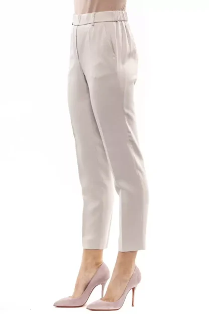 Peserico - Beige Viscose Women Pant