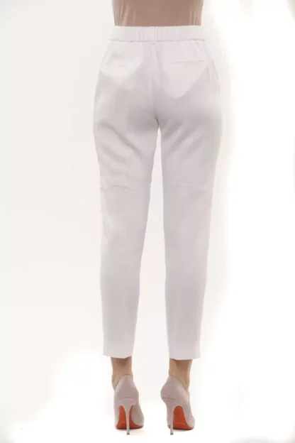 Peserico - White Viscose Women Trouser