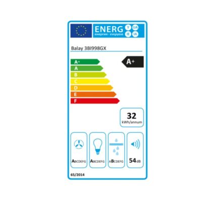 Συμβατικός Απορροφητήρας Balay 3BI998GX 90 cm 867 m3/h 160W A+ Χάλυβας