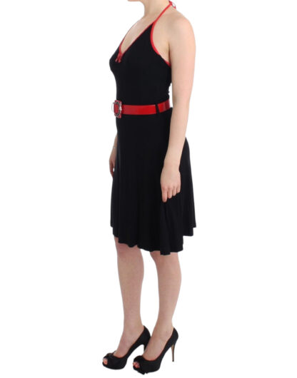 Roccobarocco - Elegant Black Palladio Knee-Length Dress