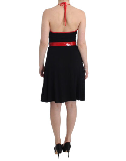 Roccobarocco - Elegant Black Palladio Knee-Length Dress