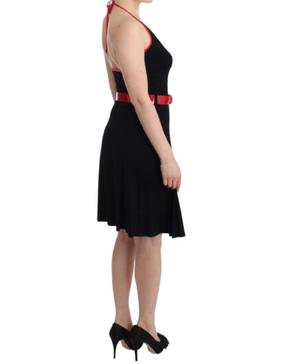 Roccobarocco - Elegant Black Palladio Knee-Length Dress