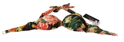 Dolce & Gabbana - Chic Multicolor Floral Bikini Top