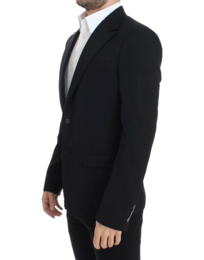 Dolce & Gabbana - Elegant Slim Fit Black Wool Blazer