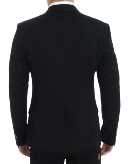 Dolce & Gabbana - Elegant Slim Fit Black Wool Blazer