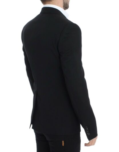 Dolce & Gabbana - Elegant Slim Fit Black Wool Blazer