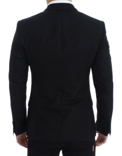 Dolce & Gabbana - Elegant Black Silk Blend Sicilia Blazer