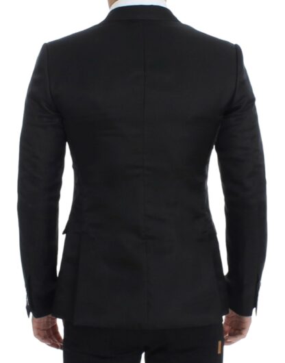 Dolce & Gabbana - Elegant Black Silk Blend Two-Button Blazer