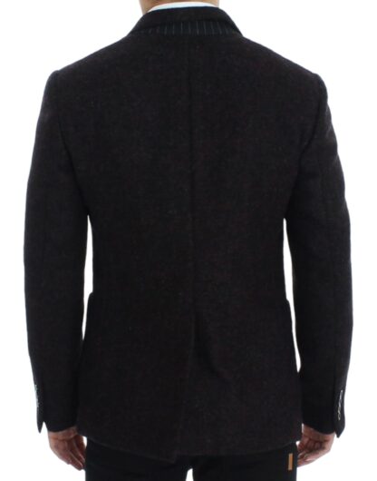 Dolce & Gabbana - Bordeaux Alpaga Two-Button Blazer Jacket