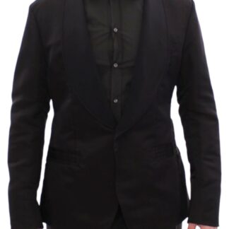 Dolce & Gabbana - Elegant Black Silk-Blend 3 Piece Suit