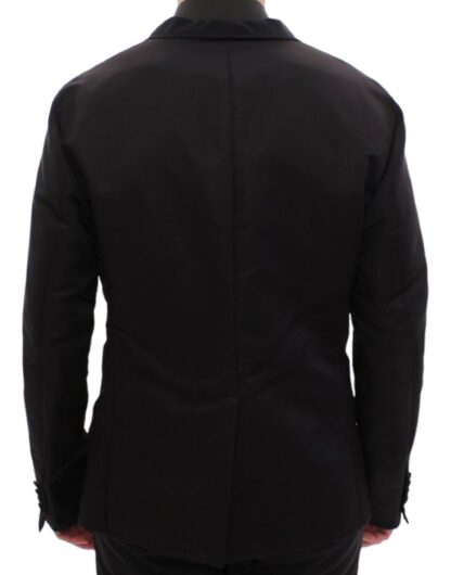 Dolce & Gabbana - Elegant Black Silk Slim Fit Blazer