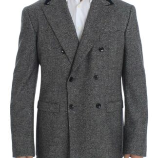 Dolce & Gabbana - Elegant Gray Manchester Blazer Jacket