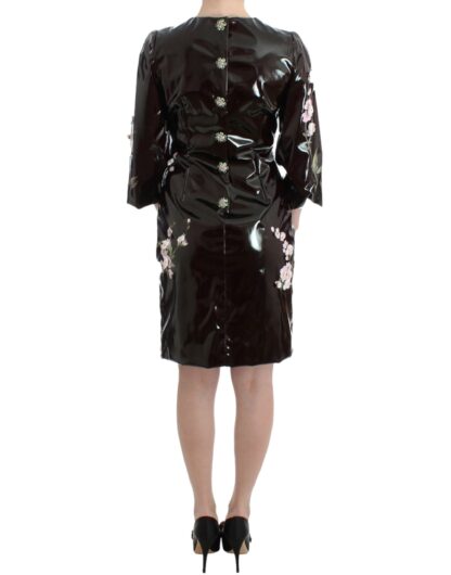 Dolce & Gabbana - Elegant Floral Embellished Shift Dress