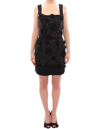 Dolce & Gabbana - Elegant Sequined Mini Shift Dress