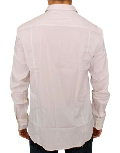 Costume National - Elegant White Cotton Stretch Dress Shirt