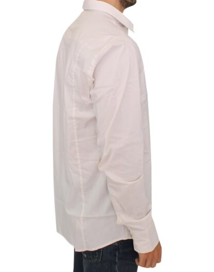 Costume National - Elegant White Cotton Stretch Dress Shirt