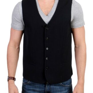 Costume National - Chic Gray Casual Vest