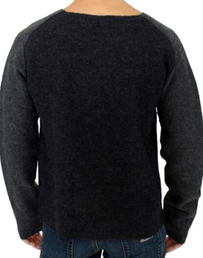 Costume National - Chic Gray Wool Crewneck Sweater