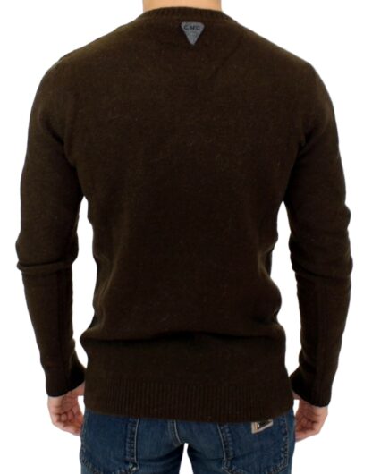 Costume National - Elegant Crewneck Striped Sweater Pullover