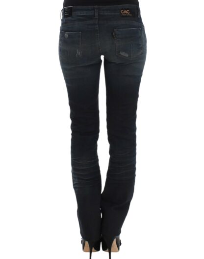 Costume National - Chic Superskinny Blue Denim Jeans