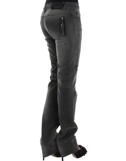 Costume National - Chic Gray Straight Leg Denim Delight