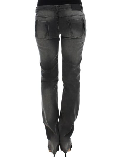 Costume National - Chic Gray Straight Leg Denim Delight