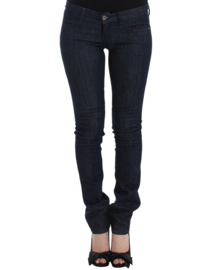 Costume National - Chic Dark Blue Skinny Leg Jeans