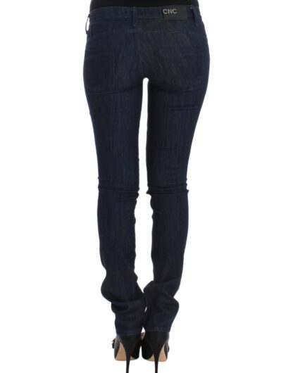 Costume National - Chic Dark Blue Skinny Leg Jeans