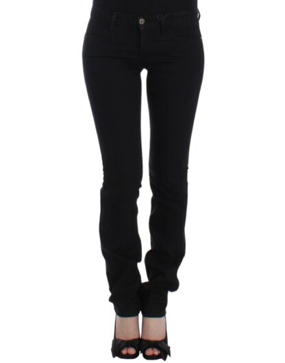 Costume National - Elegant Black Straight Leg Jeans