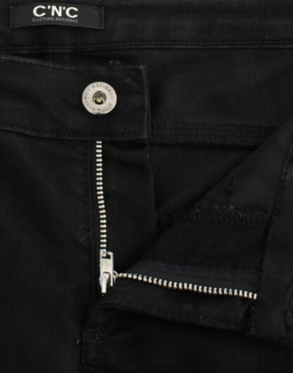 Costume National - Elegant Black Straight Leg Jeans