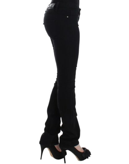 Costume National - Elegant Black Straight Leg Jeans