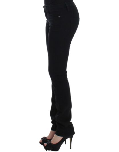 Costume National - Elegant Black Straight Leg Jeans