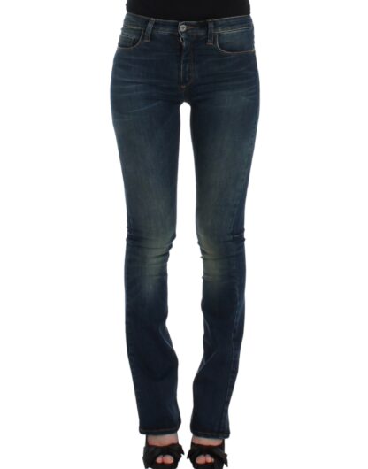 Costume National - Chic Blue Straight Leg Designer Jeans